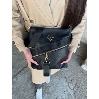 Laura Biaggi crossbody DX-A328-black Čierna