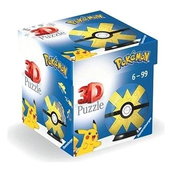 RAVENSBURGER 3D Puzzleball Pokémon Quick Ball - 54 ks