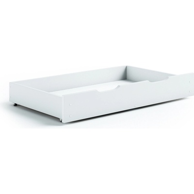 DX Wilsondo Univerzálny drevený úložný box 158x55 k detským posteliam - biela