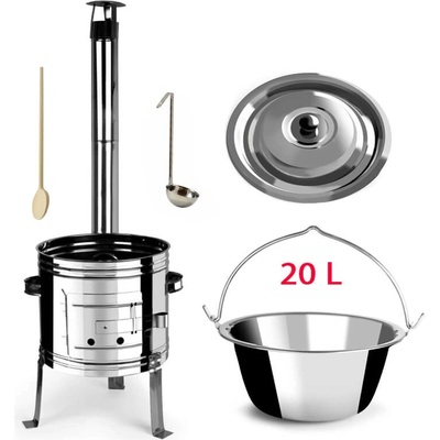 Perfect Home kotlík na guláš nerez 1,2 mm 20 l INOX