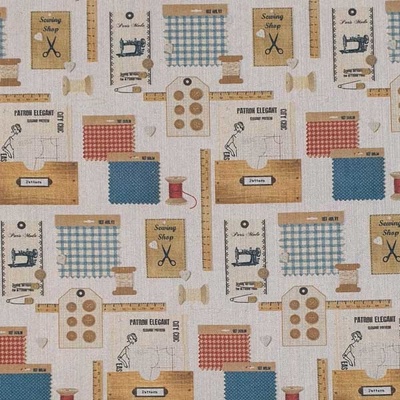 Dekorační látka béžová P0050, krejčovské potřeby, š.140