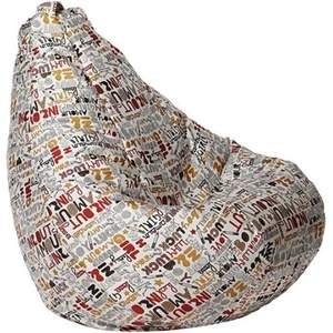 Pufrelax Пуф круша 220л. , Nirvana Hobbit, Перящ се калъф, Пълнеж от Полистиролни перли, Scarlet Luck (PUF-G-NH-TM-SCK)