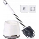 Verk 01818 Silikonová štětka na WC bílá