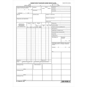 VICTORIA Печатен формуляр, международна товарителница за камион, a3, victoria paper "b. 7300-237 (b.7300-237)
