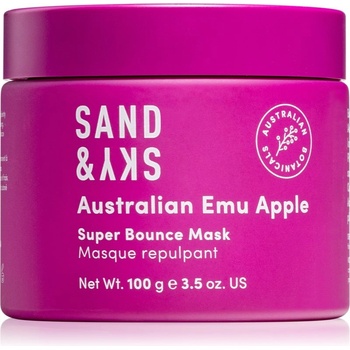 Sand & Sky Australian Emu Apple Super Bounce Mask хидратираща и озаряващ маска за лице 100 гр