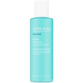 Missha Super Aqua Oil Clear osvěžující emulze (Refreshing Feel) 150 ml
