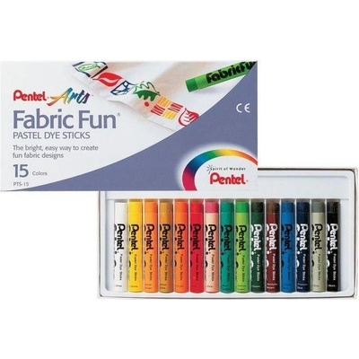 Pentel Artist Voskovky na textil sada 15 ks