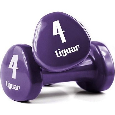 Tiguar Vinylové činky 2 x 4 kg 2 ks