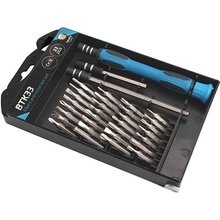 Sada jemných bitov 1/4" s držiakom bitov, plastová kazeta, 33-dielna, XL-Tools
