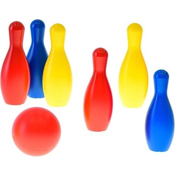 Kuželky 6 ks 19 cm s míčkem