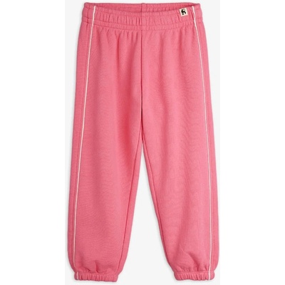 Tepláky s lampasem růžové Mini Rodini