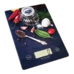 Oliver Voltz Кухненска везна Oliver Voltz OV51651KD Peppers, 5 кг, ТАРА, Стъклена, Чушки, Черен (5R1651KDCP) - technomani Кухненски везни