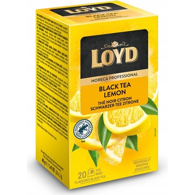 LOYD čaj Black Lemon 20 x 1,7 g
