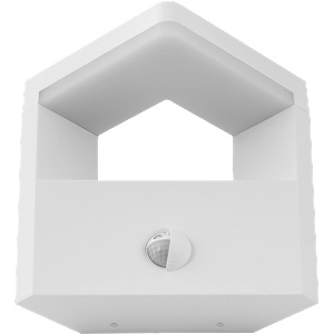 UltraLux LED лампа с PIR сензор за движение, 15W, 4000K, IP44 (LCP1540)