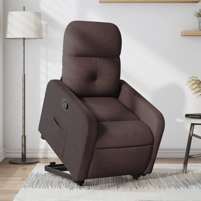 vidaXL 11461.3206800 Zvedací polohovací tmavě hnědé textil