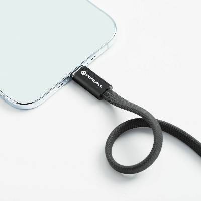 Forcell CCFN23 USB-C / USB-C plochý 100W PD QC4.0 AVS 1,2m černý