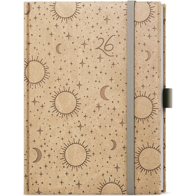 Prokop Vivella extra B6 Týdenní 2026 béžová Hvězdy – Zboží Mobilmania