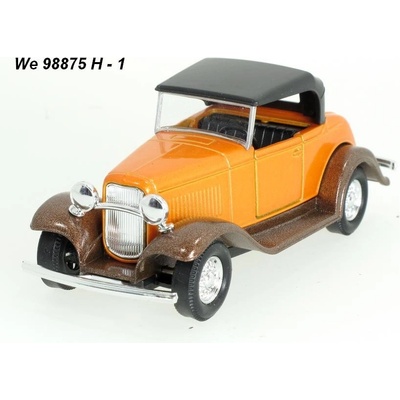 Welly Ford Roadster /brown code 98875H modely aut oranžová 1:34