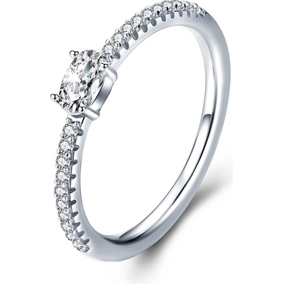Linda's Jewelry strieborný prsteň Camilla s oválnym zirkónom IPR082