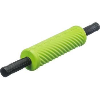 PINO Упражнителен валяк за фасциална тренировка с вълни и дръжки, зелен