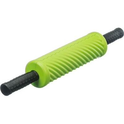PINO Упражнителен валяк за фасциална тренировка с вълни и дръжки, зелен
