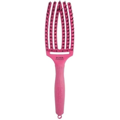 Olivia Garden Fingerbrush Care Iconic Combo Medium Hot Pink