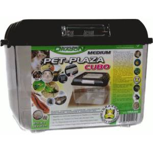 DRAGON PET-PLAZA CUBO Пластмасов терариум Medium - 26x26x20cm