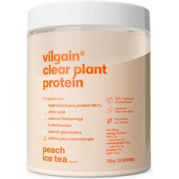 Vilgain Clear Plant Protein - Прасковен студен чай