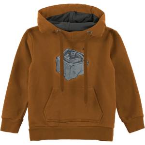 E9 Детски пуловер E9 Kid's B-Hood Jumper - Carrot - размер 6 Years (704-6315-0113)
