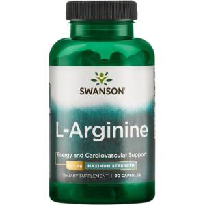 Swanson L-Arginine 850 mg / Maximum Strength [90 капсули]