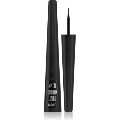 Aden Cosmetics Matte Liquid Liner očné linky Black 2,5 ml
