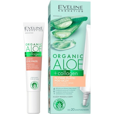 Eveline cosmetics Aloe + Collagen hydratační roll-on s modelujícím účinkem očních kontur 15 ml