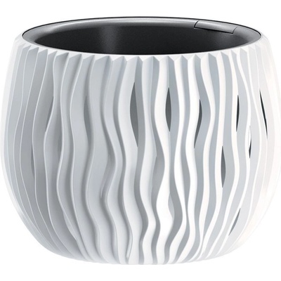 Prosperplast Kvetinac Sandy Bowl 240 238x161 mm sivý
