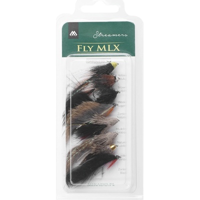 Mikado Sada Umělé Mouchy Streamers Barbless 1 Ks