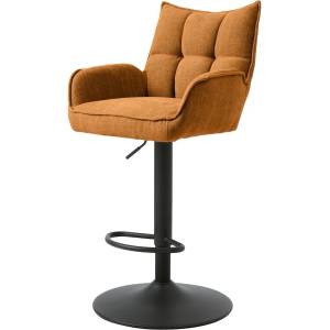 Unique Furniture Оранжеви бар столове в комплект от с регулируема височина 2 бр. Marilla - Unique Furniture (54840002)