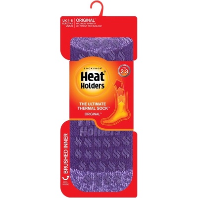 Heat Holders dámske termo ponožky JUNIPER protišmykové Fialová