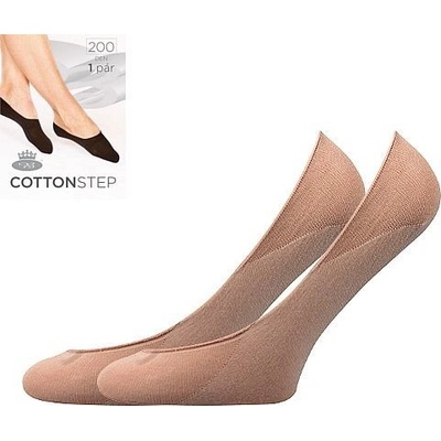 Lady B ťapky COTTON step 200 DEN 1 pár beige