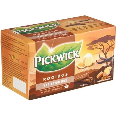 Pickwick Výběr bylinných čajů rooibos 20 x 1,5 g