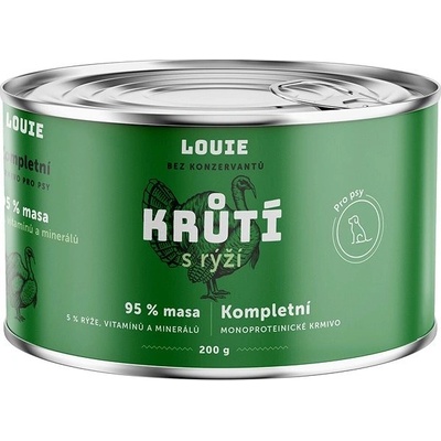 Louie Dog Krůtí s rýží 200 g