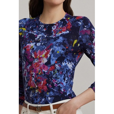 Lauren Ralph Lauren Памучна блуза с дълги ръкави Lauren Ralph Lauren (200971173)