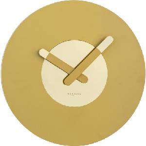 NeXtime Стенен часовник In Touch злато (3189GO)