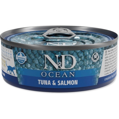 N&D Cat Ocean Adult Tuna & Salmon 70 g – Zbozi.Blesk.cz