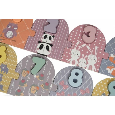 Adam Toys náučné puzzle počítanie