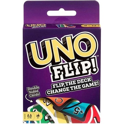 Mattel UNO Flip! Игра с карти - двустранна, изпълнена с действие (GDR44)