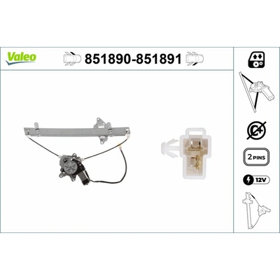Zdvihacie zariadenie okien VALEO 851891