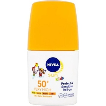 Nivea Sun Kids Protect & Sensitiv e Roll-On opaľovacie mlieko pre deti SPF50+ 50 ml