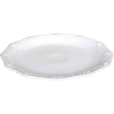 Chic Antique Porcelánový jídelní talíř s krajkou Provence lace 27cm