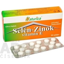 Naturica SELEN + ZINEK vitamín E 30 tablet