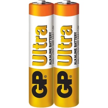Image 1 of GP Batteries Алкална батерия GP ULTRA LR03 AAA /2 бр. в опаковка/ shrink 1.5V GP, GP24AU (GP-BA-24AU-S2)