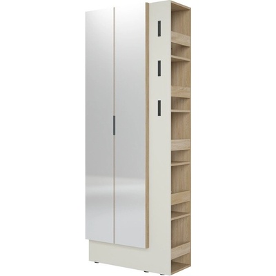 Sconto Predsieňová skriňa SARINA kašmír/dub cremona